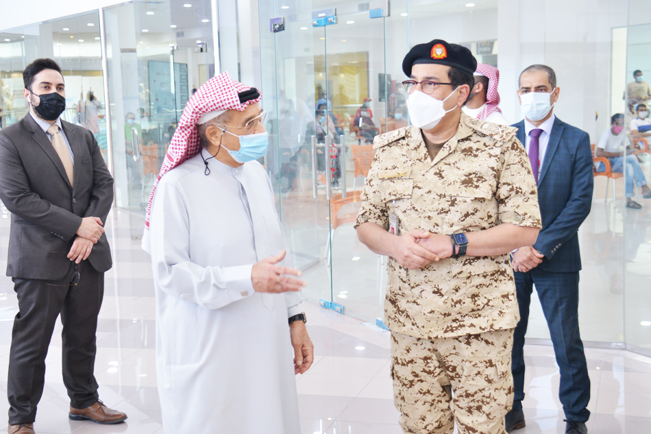 Opening of Vaccination Centre in the Sitra Mall